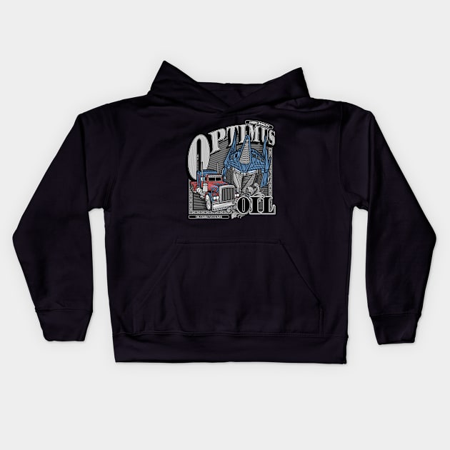 Optimus Oil. Kids Hoodie by JCMaziu